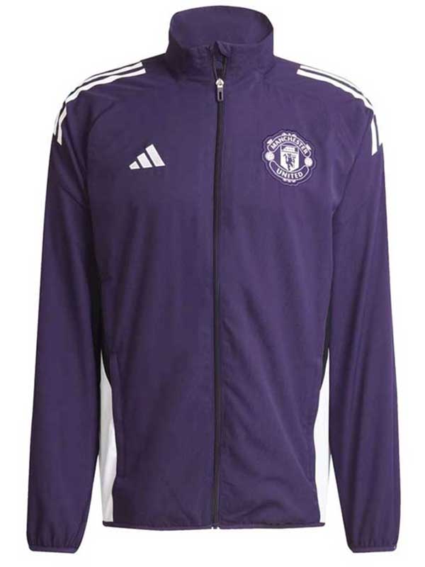 Manchester united windbreaker jacket mens purple tracksuit 2026-2027